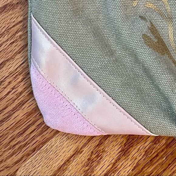 Disneyland | Khaki Green and Pink Tinker Bell Tote Bag - Picture 5 of 15